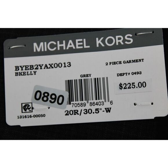 MICHAEL KORS BKELLY GRAY 2PC SUIT BOYS 20R / 30.5"W COAT PANTS NWT NEW - Picture 14 of 16